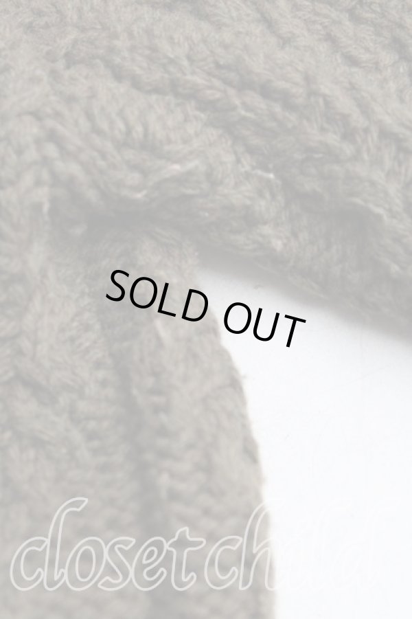 画像6: ヴィヴィアンウエストウッド 中古 / ケーブルニットジャケット 2（9号） カーキ  H-25-09-21-001-jc-OD-ZH (6)