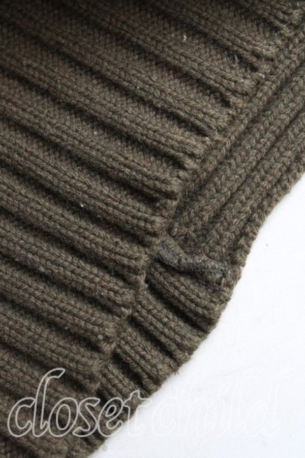 画像7: ヴィヴィアンウエストウッド 中古 / ケーブルニットジャケット 2（9号） カーキ  H-25-09-21-001-jc-OD-ZH (7)