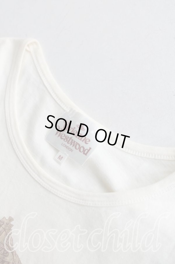 画像6: ヴィヴィアンウエストウッド 中古 / モンキー柄Tシャツ M 白  H-25-09-21-015-ts-OD-ZH (6)