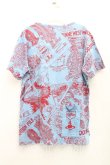 画像2: ヴィヴィアンウエストウッド MAN 中古 / マッテオptTシャツ 50（メンズXL相当） 青  H-25-09-21-016-ts-IN-ZH (2)