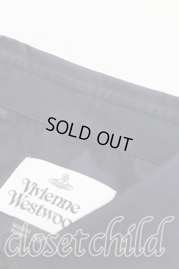 画像5: ヴィヴィアンウエストウッド 中古 / カラーオーブ刺繍半袖シャツ 52（メンズXXL） 紺  H-25-09-28-021-ts-OD-ZH (5)