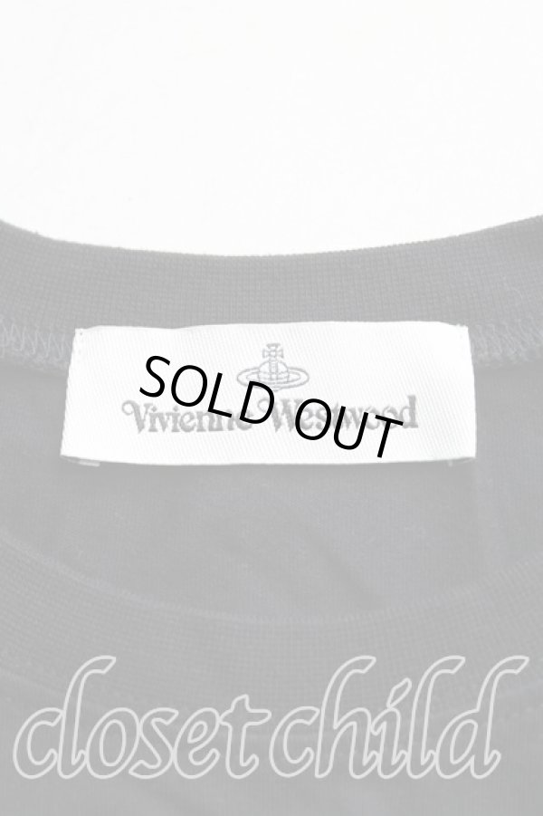 画像3: ヴィヴィアンウエストウッド 中古 / ドリップオーブptTシャツ XS 黒  H-25-09-28-023-ts-IN-ZH (3)