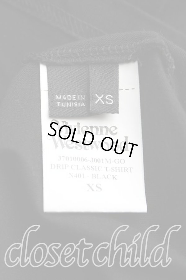 画像4: ヴィヴィアンウエストウッド 中古 / ドリップオーブptTシャツ XS 黒  H-25-09-28-023-ts-IN-ZH (4)