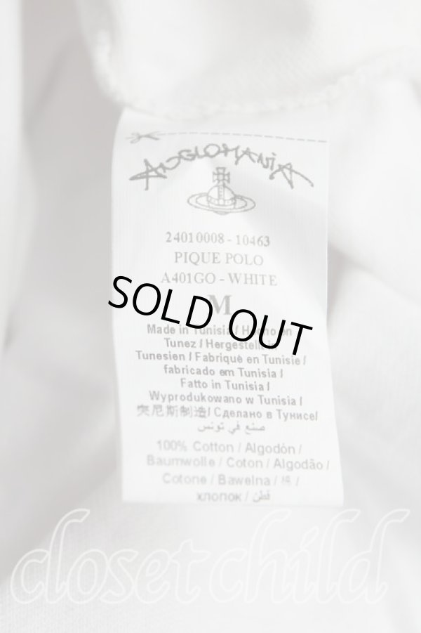 画像4: ANGLOMANIA 中古 / PIQUEポロ M 白  H-25-09-28-026-ts-OD-ZH (4)