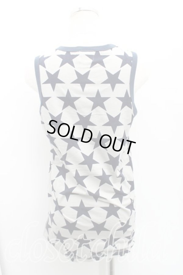 画像2: ヴィヴィアンウエストウッド MAN 中古 / スター柄タンクトップ  灰  H-25-09-28-028-to-OD-ZH (2)