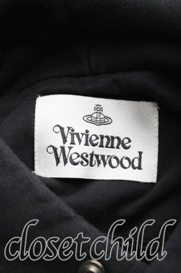 画像3: ヴィヴィアンウエストウッド 中古 / カラーオーブ刺繍プルオーバースウェット XL 黒  H-25-09-28-031-to-OD-ZH (3)