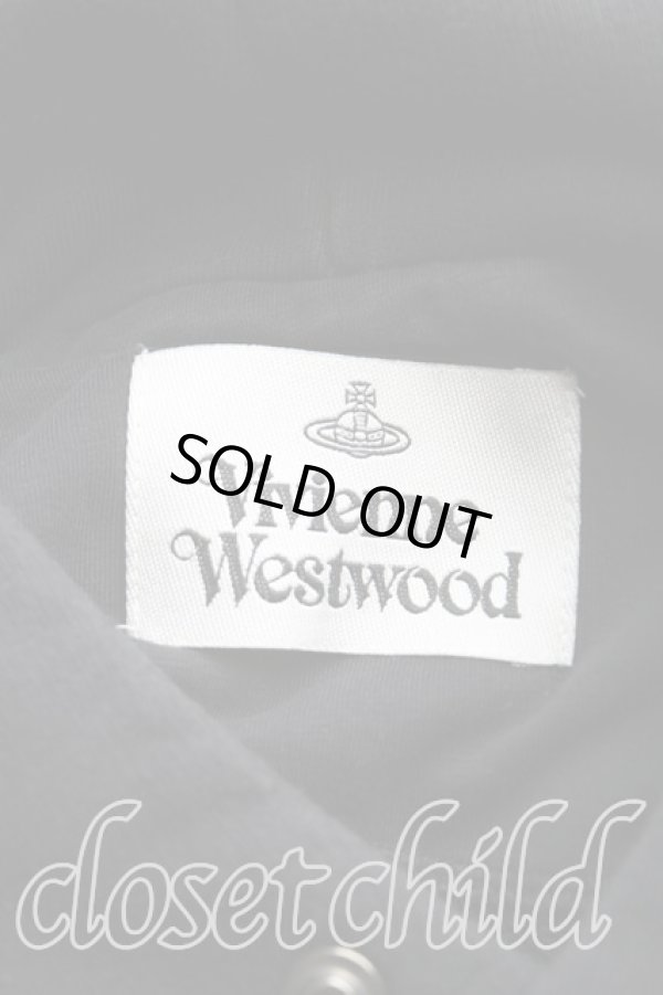 画像3: ヴィヴィアンウエストウッド 中古 / カラーオーブ刺繍プルオーバースウェット XL 黒  H-25-09-28-031-to-OD-ZH (3)