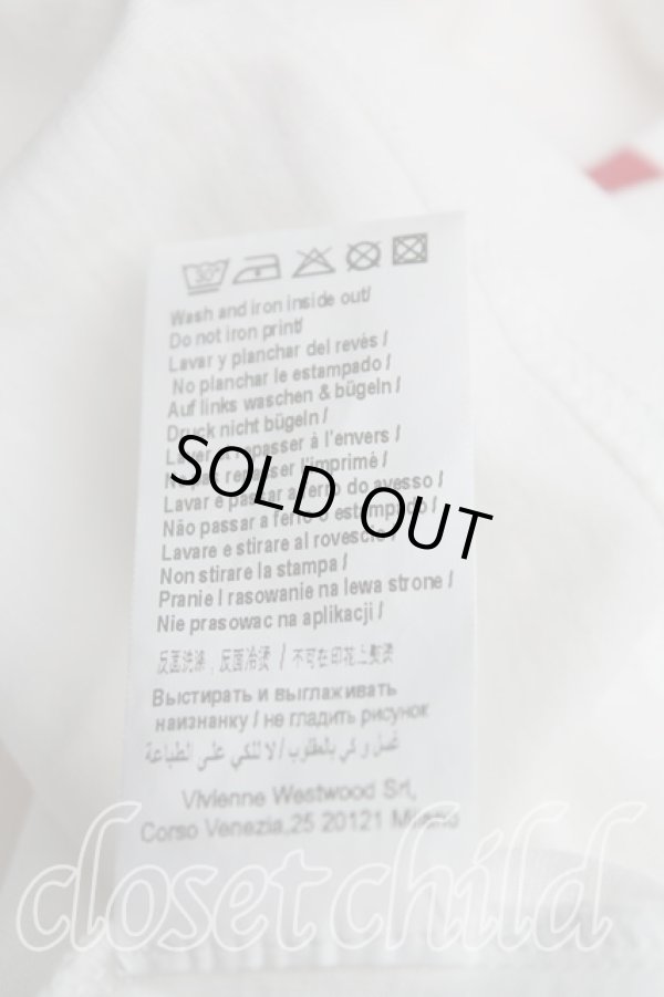 画像5: ヴィヴィアンウエストウッド 中古 / フロッキーオーブTシャツ S 白  H-25-09-28-032-to-OD-ZH (5)