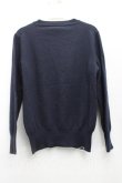 画像2: ヴィヴィアンウエストウッド MAN 中古 / カラーオーブ刺繍ニット L 紺  H-25-09-28-033-to-OD-ZH (2)