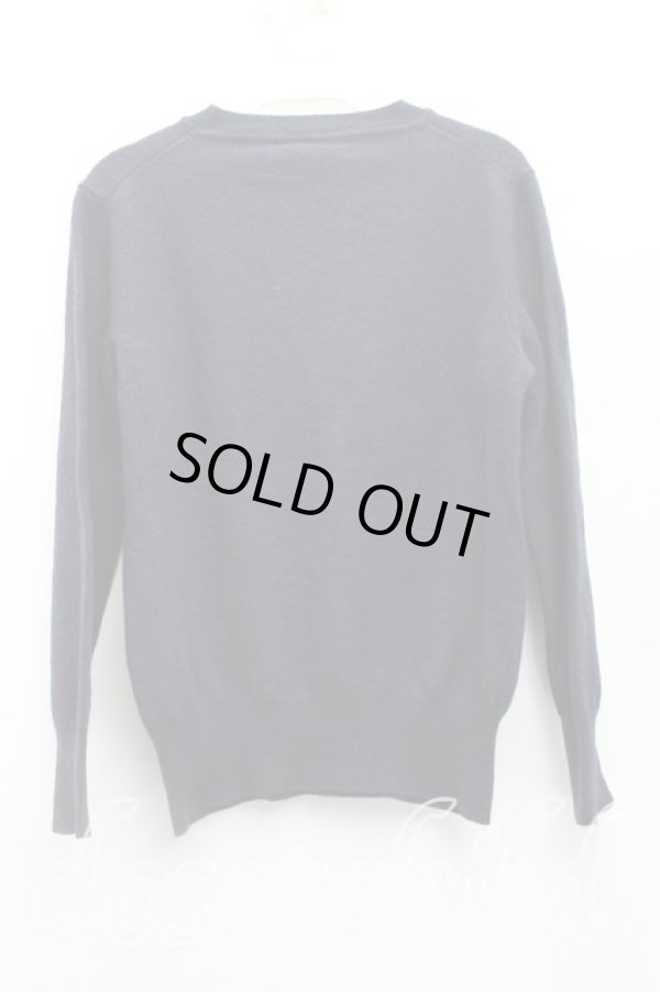 画像2: ヴィヴィアンウエストウッド MAN 中古 / カラーオーブ刺繍ニット L 紺  H-25-09-28-033-to-OD-ZH (2)