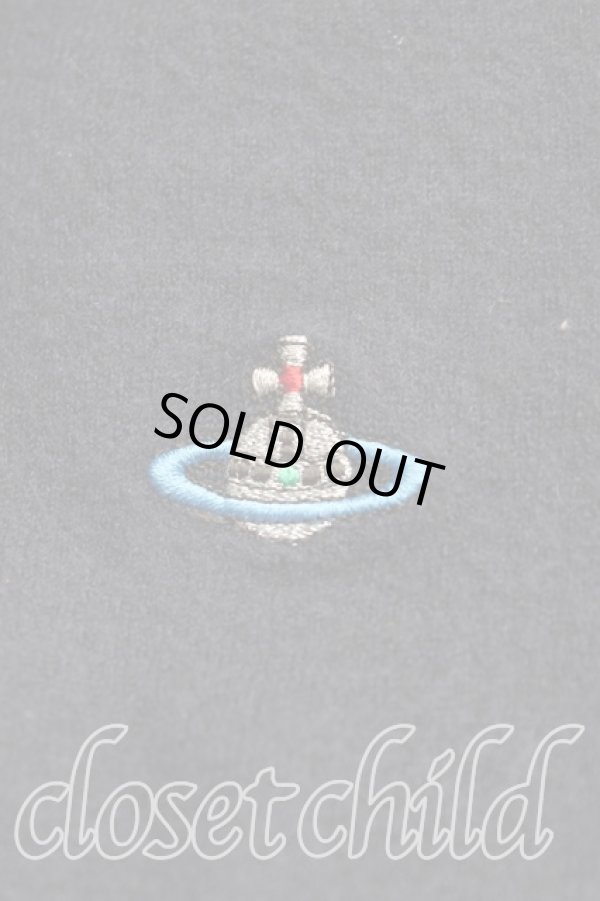 画像5: ヴィヴィアンウエストウッド MAN 中古 / カラーオーブ刺繍ニット L 紺  H-25-09-28-033-to-OD-ZH (5)