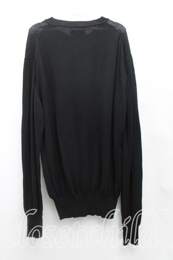 画像2: ヴィヴィアンウエストウッド 中古 / カラーオーブ刺繍サマーニット L 黒  H-25-09-28-035-to-OD-ZH (2)