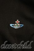 画像5: ヴィヴィアンウエストウッド 中古 / カラーオーブ刺繍サマーニット L 黒  H-25-09-28-035-to-OD-ZH (5)