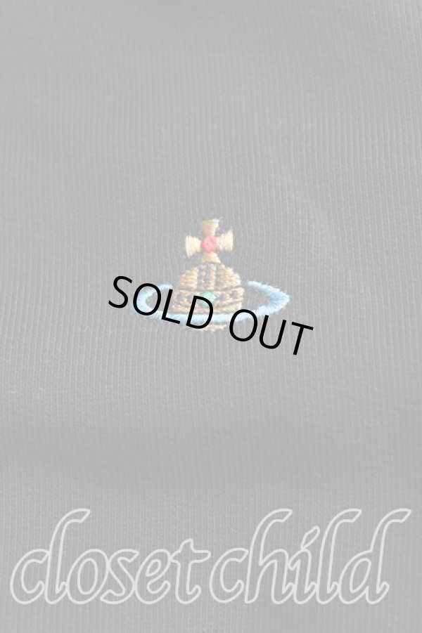 画像6: ヴィヴィアンウエストウッド 中古 / カラーオーブ刺繍プルオーバースウェット L 黒  H-25-09-28-040-to-OD-ZH (6)