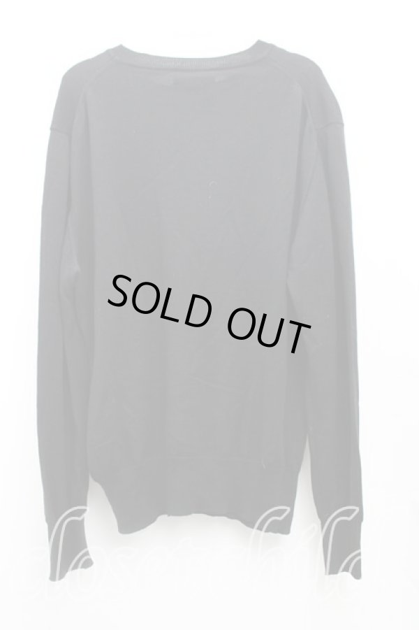 画像2: ヴィヴィアンウエストウッド 中古 / カラーオーブ刺繍ニット L 黒  H-25-09-28-041-to-OD-ZH (2)