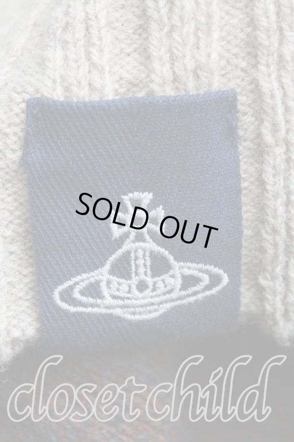 画像6: ANGLOMANIA 中古 / ダブルカラーニット M ナチュラル  H-25-09-28-042-to-OD-ZH (6)