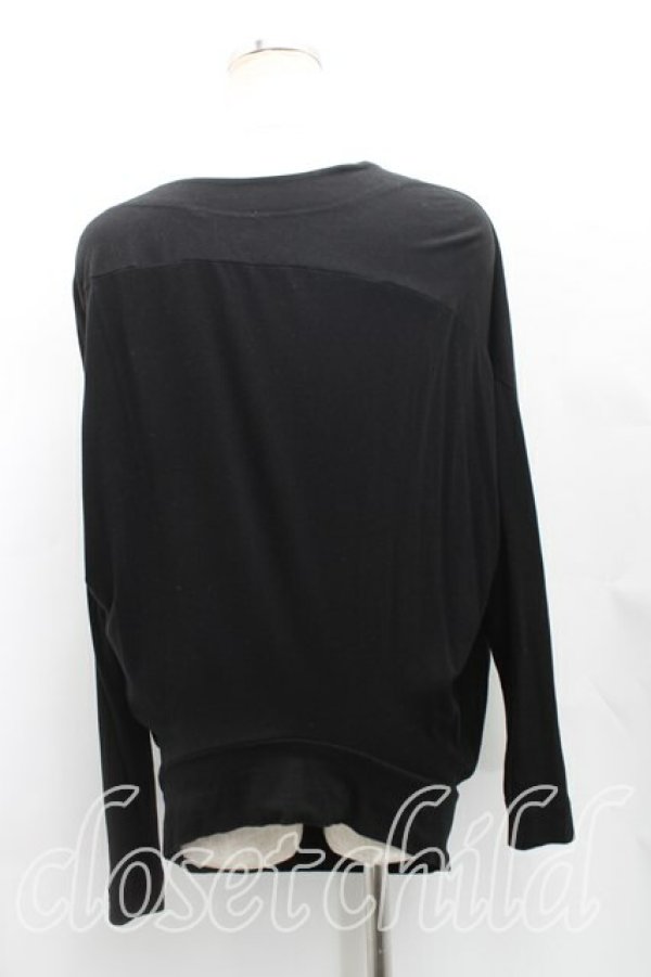 画像2: ヴィヴィアンウエストウッド 中古 / ファックベアptドルマンカットソー 2(9号) 黒  H-25-09-28-043-to-IN-ZH (2)