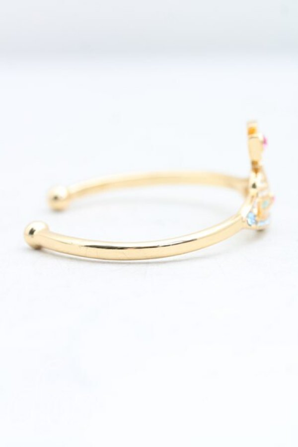 画像3: ヴィヴィアンウエストウッド 中古 / マルチストーンバングル  ゴールド  H-25-09-28-044-ac-OD-ZH (3)