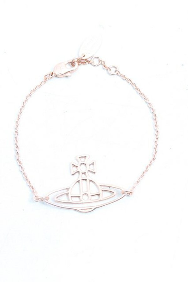 画像2: ヴィヴィアンウエストウッド 中古 / シンラインオーブブレスレット  ピンクゴールド  H-25-09-28-046-ac-OD-ZH (2)