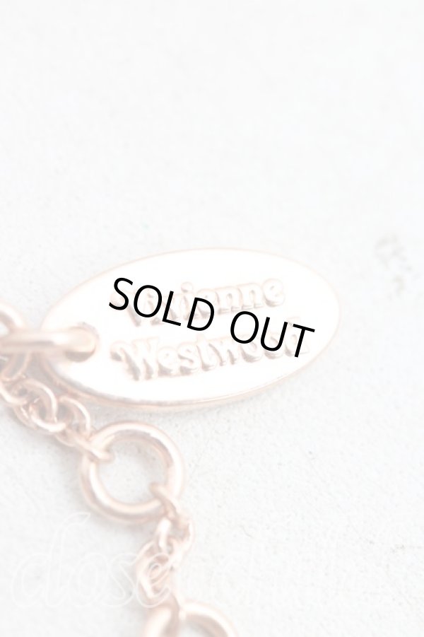 画像3: ヴィヴィアンウエストウッド 中古 / シンラインオーブブレスレット  ピンクゴールド  H-25-09-28-046-ac-OD-ZH (3)