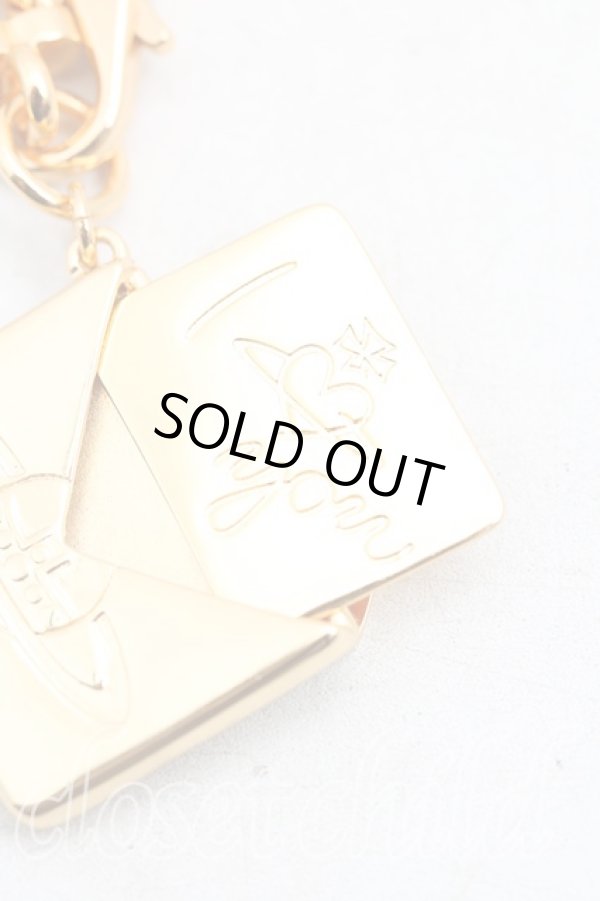 画像3: ヴィヴィアンウエストウッド 中古 / VALENTINES ENVELOPE ネックレス  ゴールド  H-25-09-28-048-ac-OD-ZH (3)