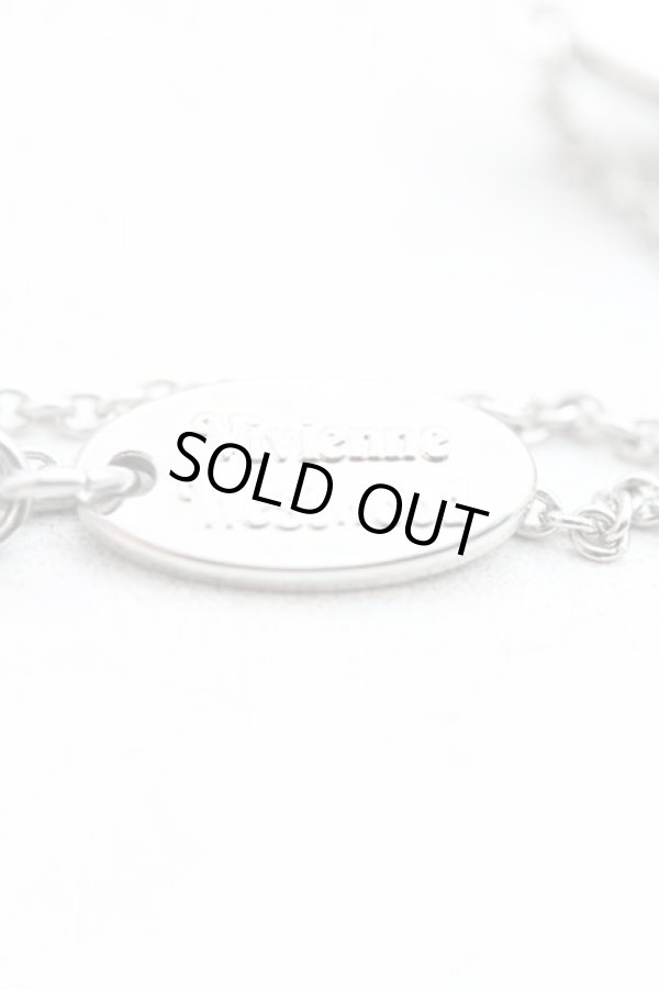 画像4: ヴィヴィアンウエストウッド 中古 / NEW DIAMANTE HEARTブレスレット  シルバーｘ赤  H-25-09-28-049-ac-OD-ZH (4)