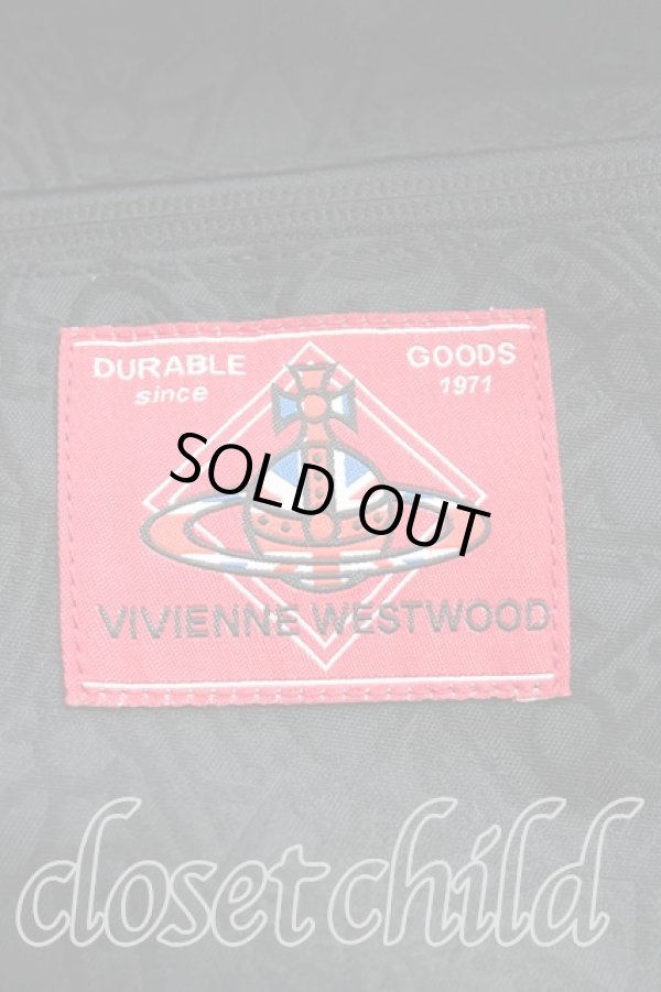 画像5: ヴィヴィアンウエストウッド 中古 / TANGLED ORB JACQUARD HENRYスモールトートバッグ  黒  H-25-09-28-054-ba-OD-ZH (5)