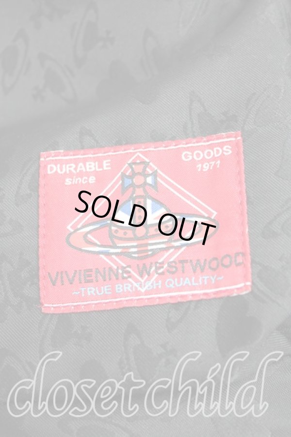 画像5: ヴィヴィアンウエストウッド 中古 / マンチェスターリュック  黒  H-25-09-28-056-ba-OD-ZH (5)