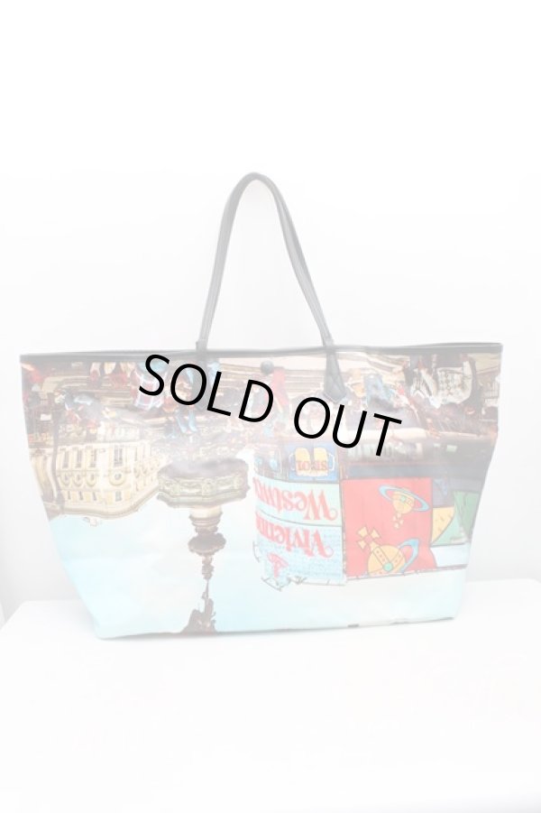 画像2: ANGLOMANIA 中古 / アップサイドダウントートバッグ  マルチ  H-25-09-28-057-ba-OD-ZH (2)