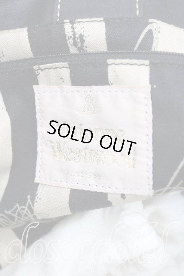 画像4: ヴィヴィアンウエストウッド 中古 / アコードトートバッグ  黒  H-25-09-28-058-ba-IN-ZH (4)