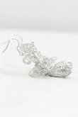 画像2: ヴィヴィアンウエストウッド 中古 / シンラインボウ＆3Dオーブドロップピアス  シルバー  H-25-09-28-061-er-IN-ZH (2)