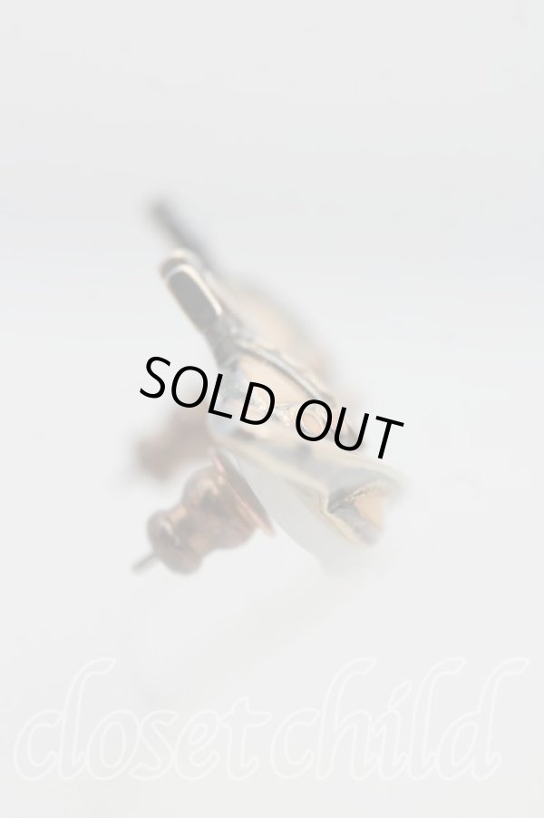 画像3: ヴィヴィアンウエストウッド 中古 / エナメルオーブピアス  ゴールド  H-25-09-28-062-er-IN-ZH (3)