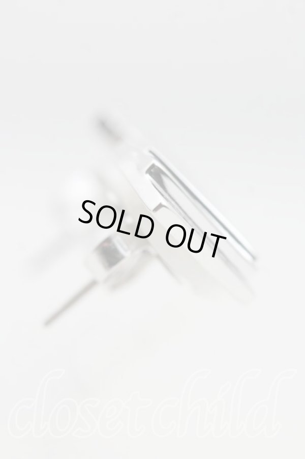 画像3: ヴィヴィアンウエストウッド 中古 / MARVIN スタッズピアス  シルバー  H-25-09-28-063-er-OD-ZH (3)