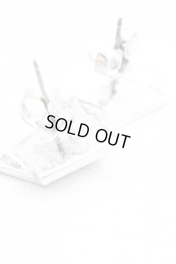 画像4: ヴィヴィアンウエストウッド 中古 / MARVIN スタッズピアス  シルバー  H-25-09-28-063-er-OD-ZH (4)