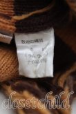 画像5: ヴィヴィアンウエストウッド 中古 / フリンジボーダーニット帽  茶  H-25-09-28-065-ha-IN-ZH (5)