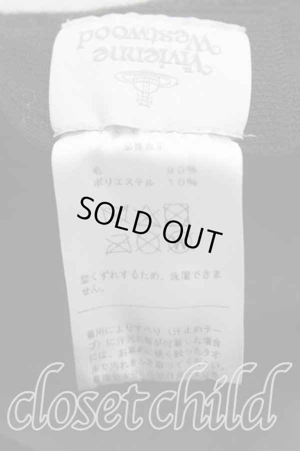 画像5: ヴィヴィアンウエストウッド 中古 / スター&オーブ  黒×ベージュ  H-25-09-28-066-ha-IN-ZH (5)