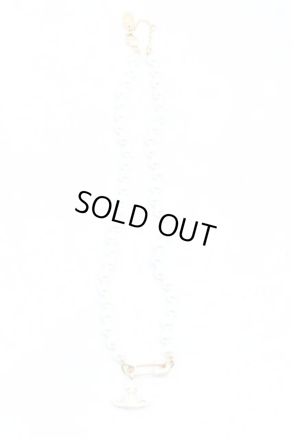 画像2: ヴィヴィアンウエストウッド 中古 / LUCRECE PEARLネックレス ゴールド  H-25-09-28-067-nl-OD-ZH (2)