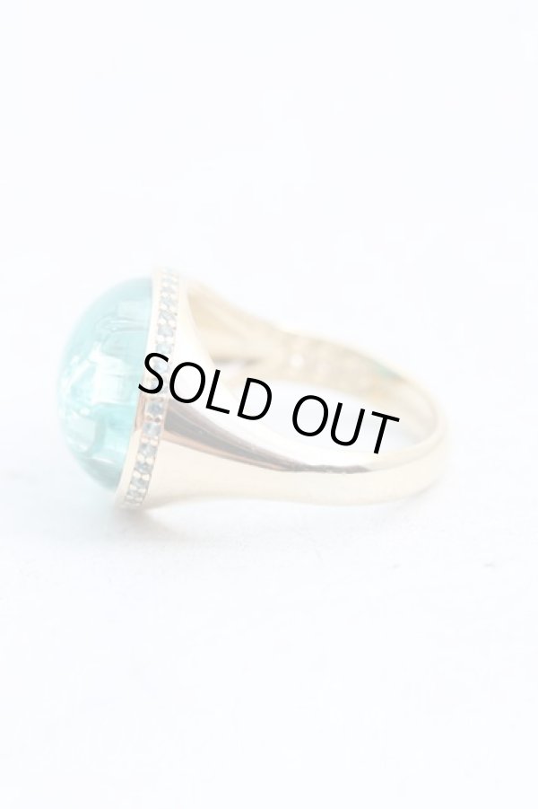 画像2: ヴィヴィアンウエストウッド 中古 / ELVIREリング S(12号） ゴールド  H-25-09-28-068-rg-OD-ZH (2)