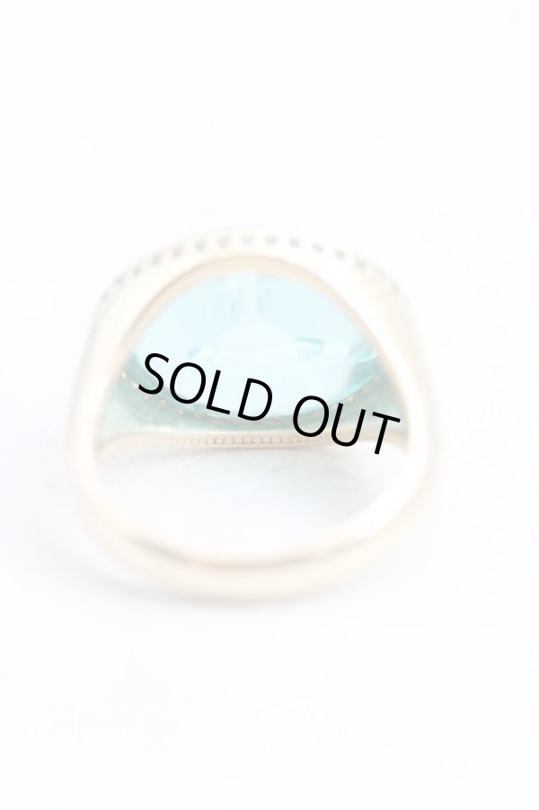 画像4: ヴィヴィアンウエストウッド 中古 / ELVIREリング S(12号） ゴールド  H-25-09-28-068-rg-OD-ZH (4)