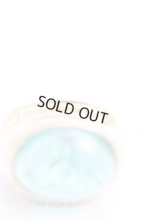 画像5: ヴィヴィアンウエストウッド 中古 / ELVIREリング S(12号） ゴールド  H-25-09-28-068-rg-OD-ZH (5)