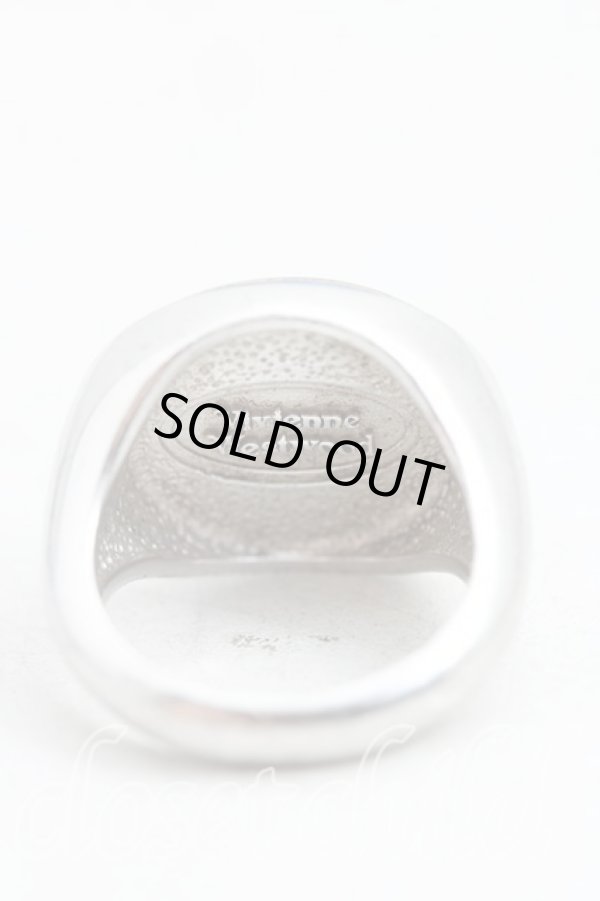 画像4: ヴィヴィアンウエストウッド 中古 / 【復刻】エナメルオーブリング S(号) シルバー  H-25-09-28-071-rg-IN-ZH (4)