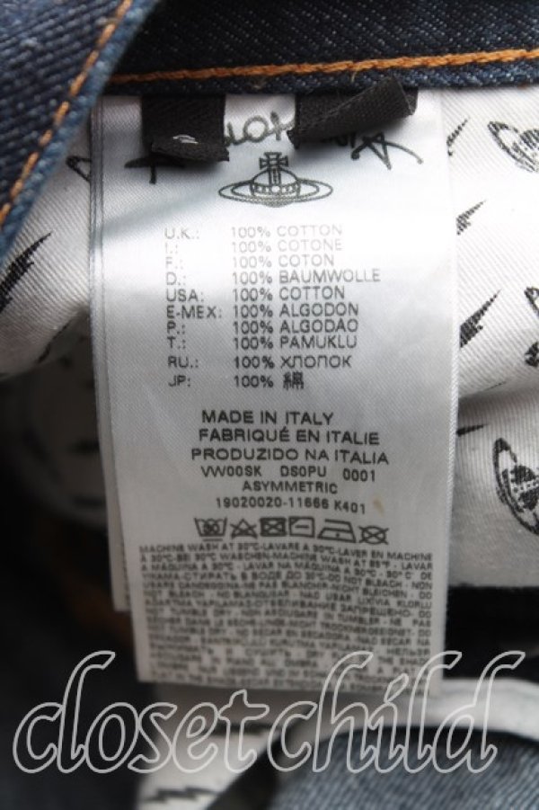 画像4: ヴィヴィアンウエストウッド 中古 / アルコホリックデニム S インディゴ  H-25-09-28-007-pa-OD-ZH (4)