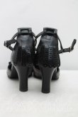 画像4: ヴィヴィアンウエストウッド 中古 / タータンチェックタッセルパンプス 38（24cm相当） 黒ｘ灰  H-25-09-28-072-sh-OD-ZH (4)