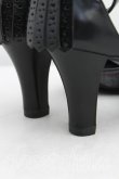 画像7: ヴィヴィアンウエストウッド 中古 / タータンチェックタッセルパンプス 38（24cm相当） 黒ｘ灰  H-25-09-28-072-sh-OD-ZH (7)