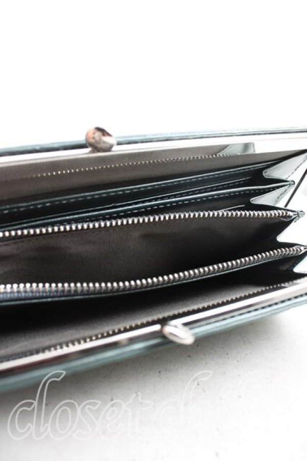 画像4: ヴィヴィアンウエストウッド 中古 / ブライダルボックスガマ口長財布  カーキ  H-25-09-28-075-wa-OD-ZH (4)