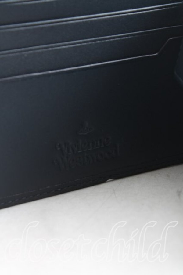 画像6: ヴィヴィアンウエストウッド 中古 / エンベロープ二ツ折リ財布  紺  H-25-09-28-076-wa-OD-ZH (6)