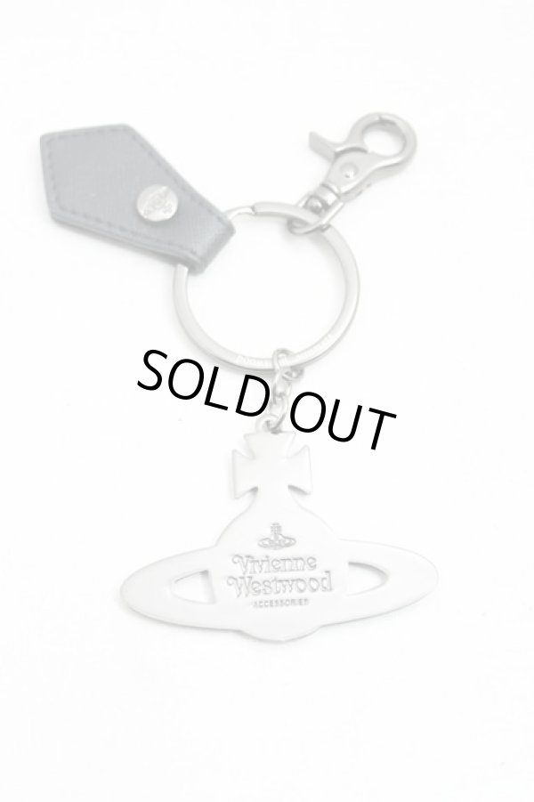 画像2: ヴィヴィアンウエストウッド 中古 / Hammered　ORBキーリング  ガンメタ  H-25-09-28-086-gd-OD-ZH (2)