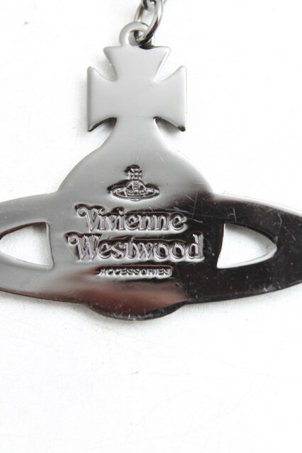 画像3: ヴィヴィアンウエストウッド 中古 / Hammered　ORBキーリング  ガンメタ  H-25-09-28-086-gd-OD-ZH (3)