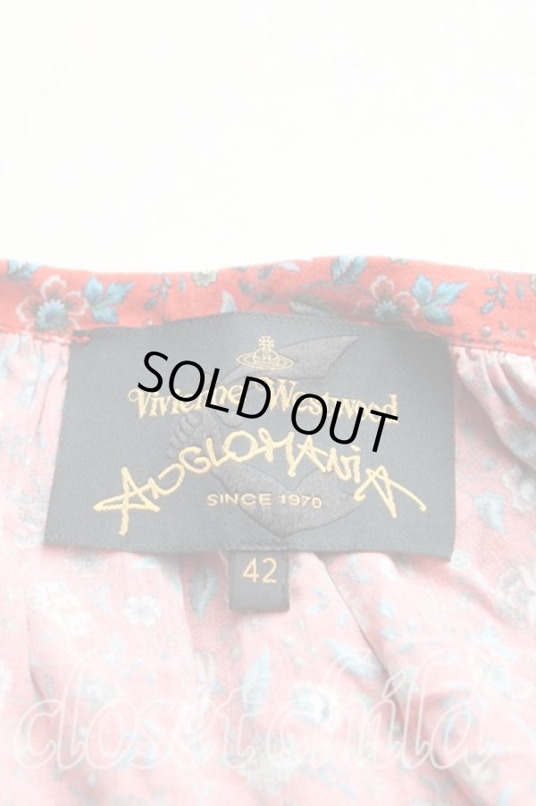 画像3: ヴィヴィアンウエストウッド 中古 / リバティーシャーリングブラウス 42（11号） ピンク  H-25-09-28-009-bl-OD-ZH (3)