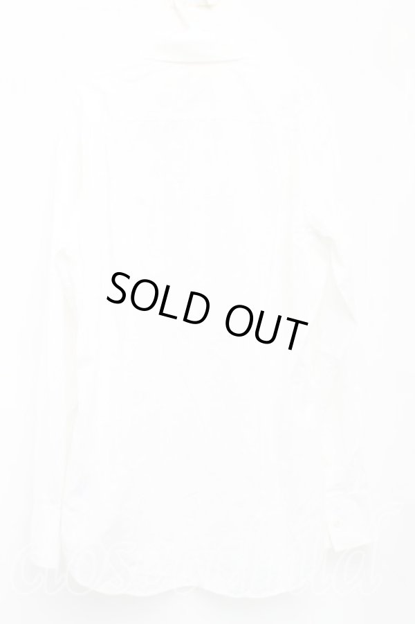 画像2: ヴィヴィアンウエストウッド 中古 / カラーオーブ刺繍長袖シャツ 50（メンズXL） 白  H-25-09-28-010-bl-OD-ZH (2)